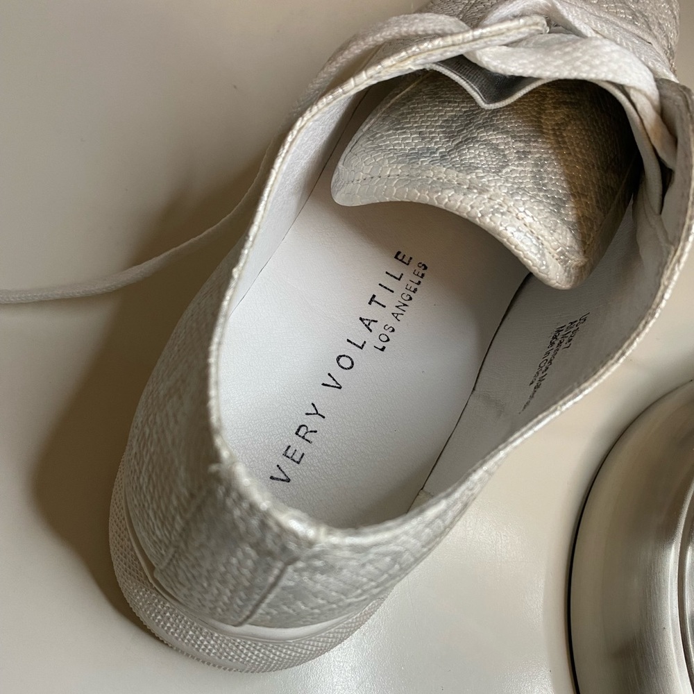 Shiny Croc Platform Sneakers - image 6